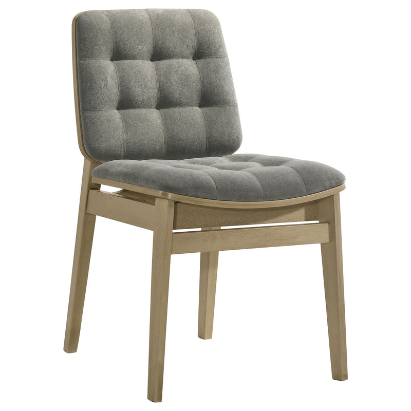 Strouse 5-piece Dining Set Grey and Natural Oak - 193940NAT-S5E