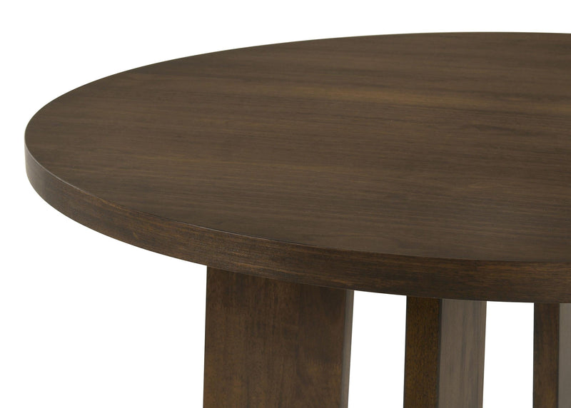 Strouse 5-piece Dining Set Grey and Walnut - 193940WAL-S5E