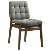 Strouse 5-piece Dining Set Grey and Walnut - 193940WAL-S5E