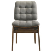 Strouse 5-piece Dining Set Grey and Walnut - 193940WAL-S5E