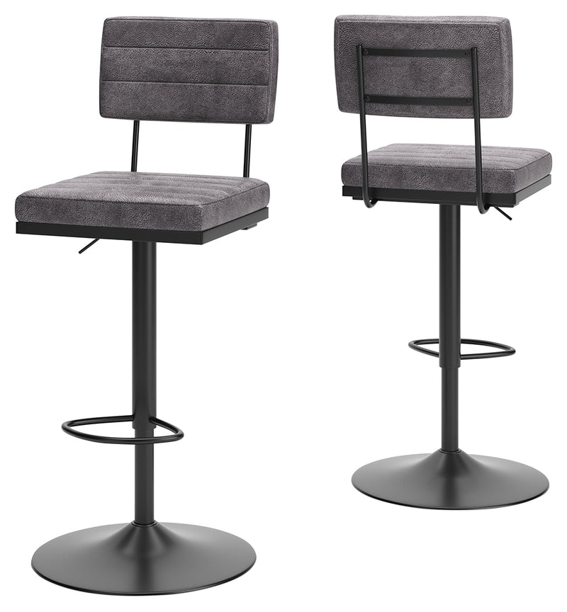 Strumford Bar Height Bar Stool (Set of 2) - Lara FurnitureBarstool