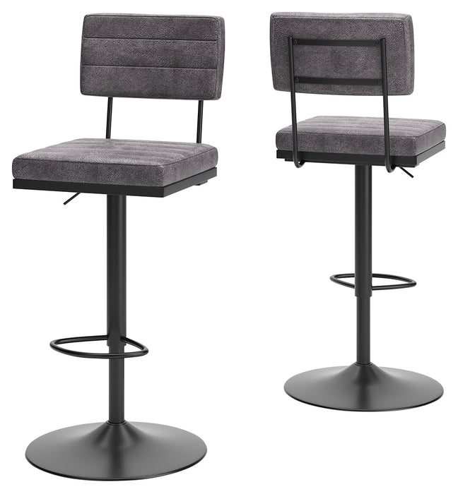 Strumford Bar Height Bar Stool (Set of 2) - Gate FurnitureBarstool