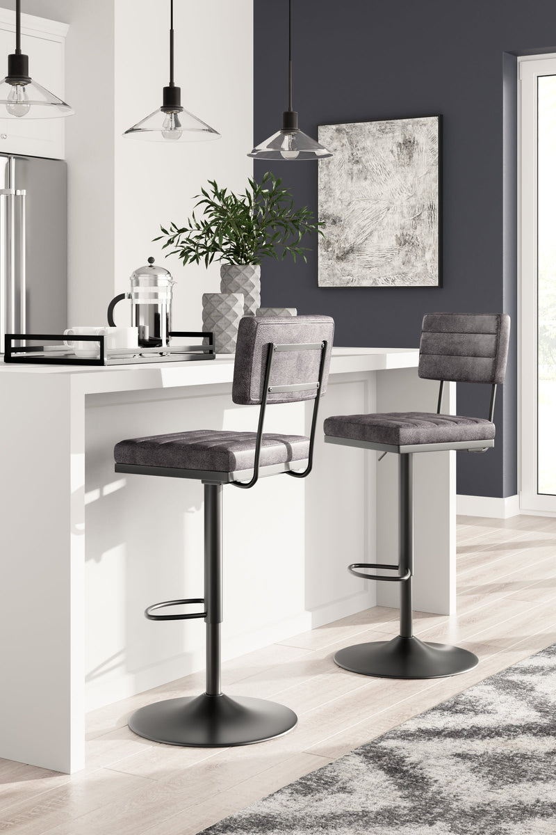 Strumford Bar Height Bar Stool (Set of 2) - Lara FurnitureBarstool