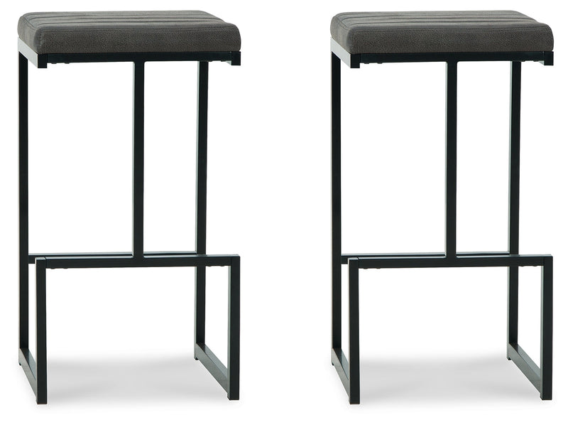 Strumford Bar Height Bar Stool (Set of 2) - D109-130 - Lara Furniture