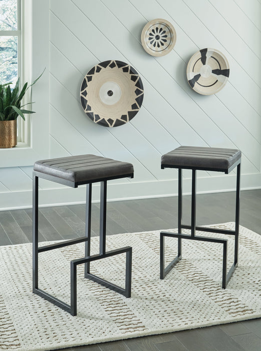 Strumford Bar Height Bar Stool (Set of 2) - D109-130 - Lara Furniture