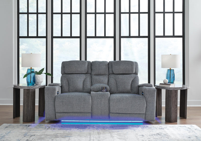 Studio Cave Steel Power Reclining Loveseat and Power Recliner - PC49802U2