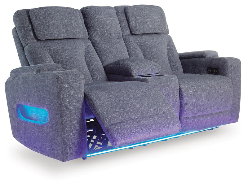 Studio Cave Steel Power Reclining Loveseat with Console - PC4980218
