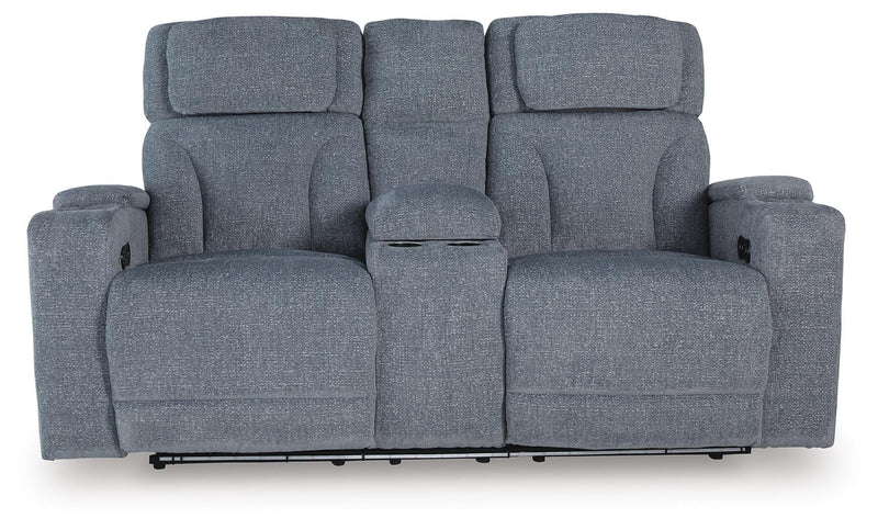 Studio Cave Steel Power Reclining Loveseat with Console - PC4980218