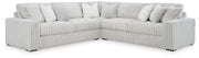 Stupendous Alloy 3-Piece Sectional with Ottoman from Ashley - Lara Furniture