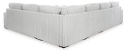 Stupendous Alloy 4-Piece Sectional with Ottoman from Ashley - Lara Furniture