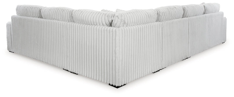 Stupendous Alloy 4-Piece Sectional with Ottoman from Ashley - Lara Furniture