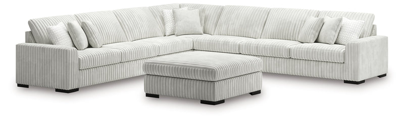 Stupendous Alloy 5-Piece Sectional with Ottoman from Ashley - Lara Furniture