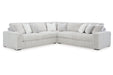 Stupendous Alloy 3 Piece Sectional - Gate FurnitureSectional