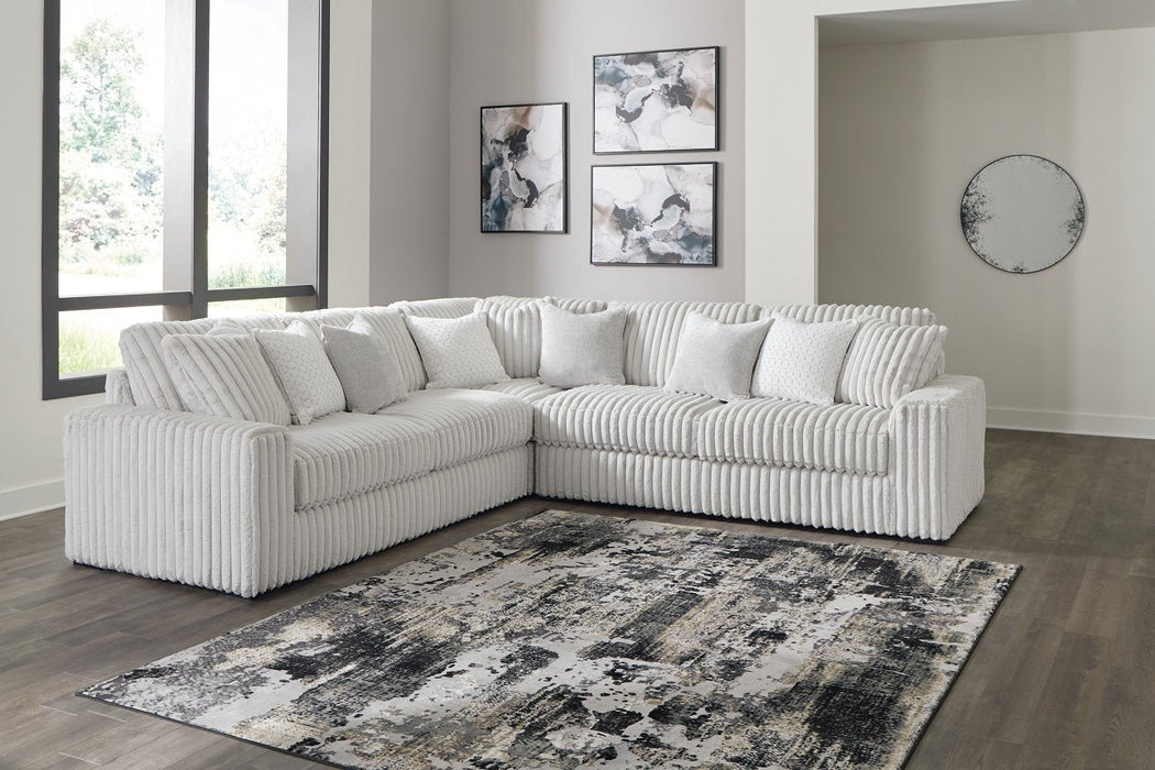 Stupendous Alloy 3 Piece Sectional - Gate FurnitureSectional