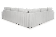 Stupendous Alloy 3 Piece Sectional - Gate FurnitureSectional