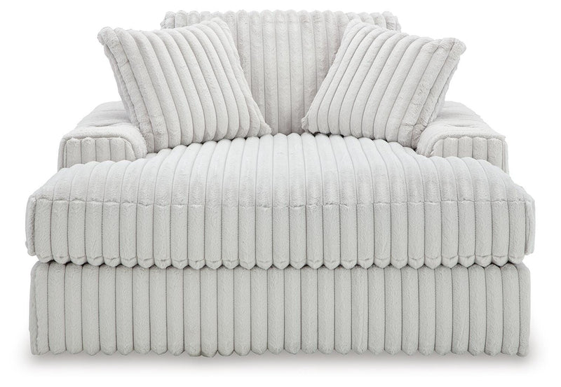 Stupendous Alloy 4-Piece Sectional, Oversized Chaise and Ottoman - 25903U1