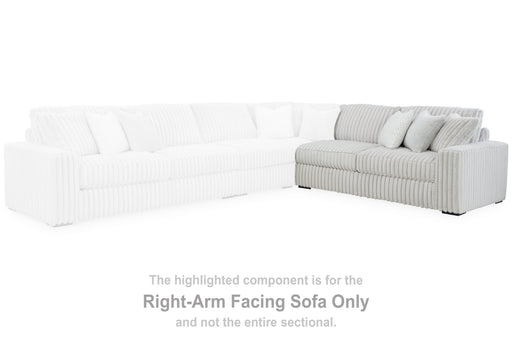 Stupendous Alloy Right-Arm Facing Sofa - 2590367