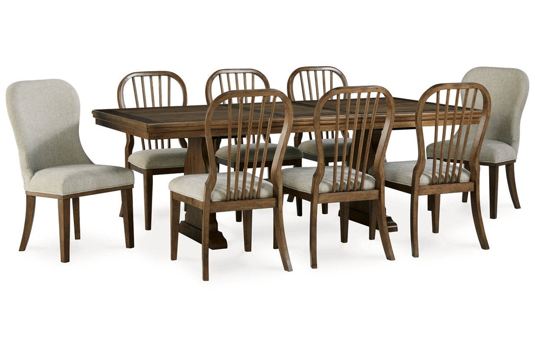 Sturlayne Dining Table and 8 Chairs - Gate FurnitureDining Room Set