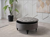 Suave Storage Ottoman (Vika Grey) - Gate FurnitureOttoman