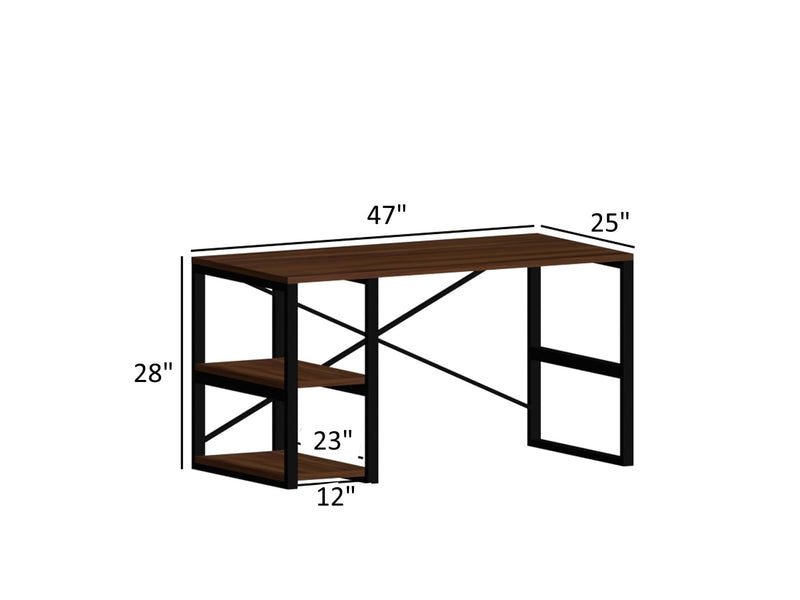 Sude Study Desk in Walnut - 790-SUD-SD-WAL