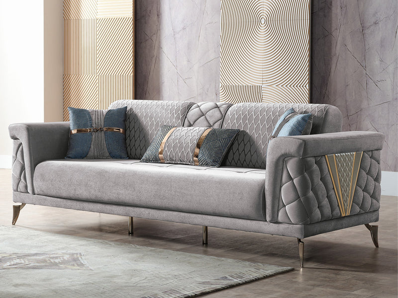 Sultan Elf Convertible Loveseat in Beige - 200-ELIF-SUL-A124-2