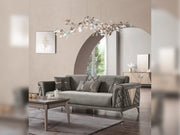 Sultan Elf Convertible Loveseat in Grey - 200-ELIF-SUL-A101-2