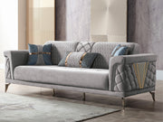 Sultan Elf Convertible Sofa in Grey - 200-ELIF-SUL-A101-3