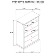 Sumerlin 6-drawer Bedroom Chest of Drawers Black - 460595BLK