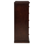 Sumerlin 6-drawer Bedroom Chest of Drawers Cappuccino - 460595CAP
