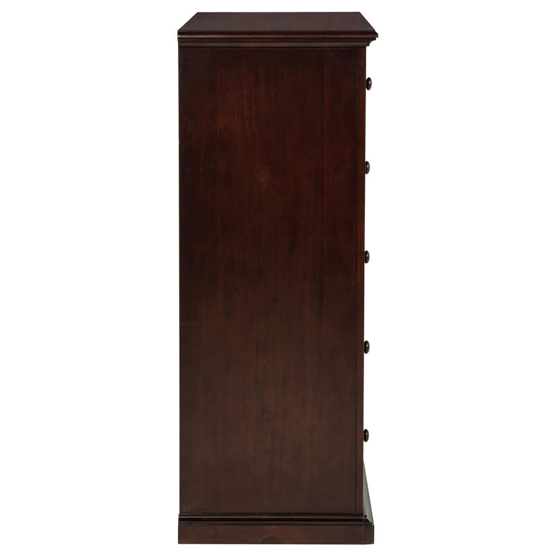 Sumerlin 6-drawer Bedroom Chest of Drawers Cappuccino - 460595CAP