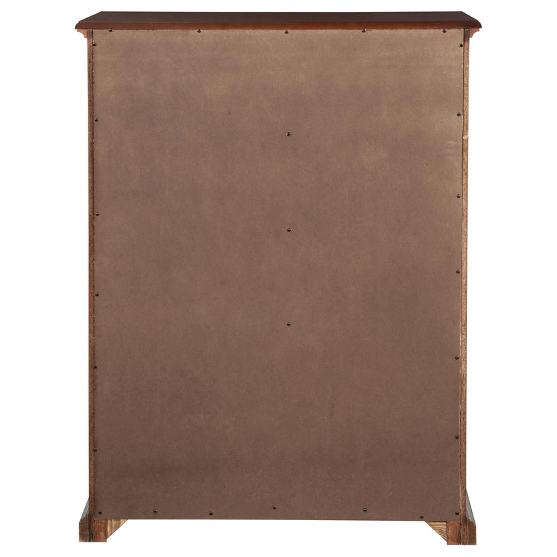 Sumerlin 6-drawer Bedroom Chest of Drawers Cappuccino - 460595CAP