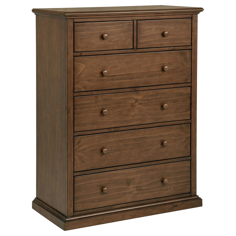 Sumerlin 6-drawer Bedroom Chest of Drawers Medium Brown - 460595WAL