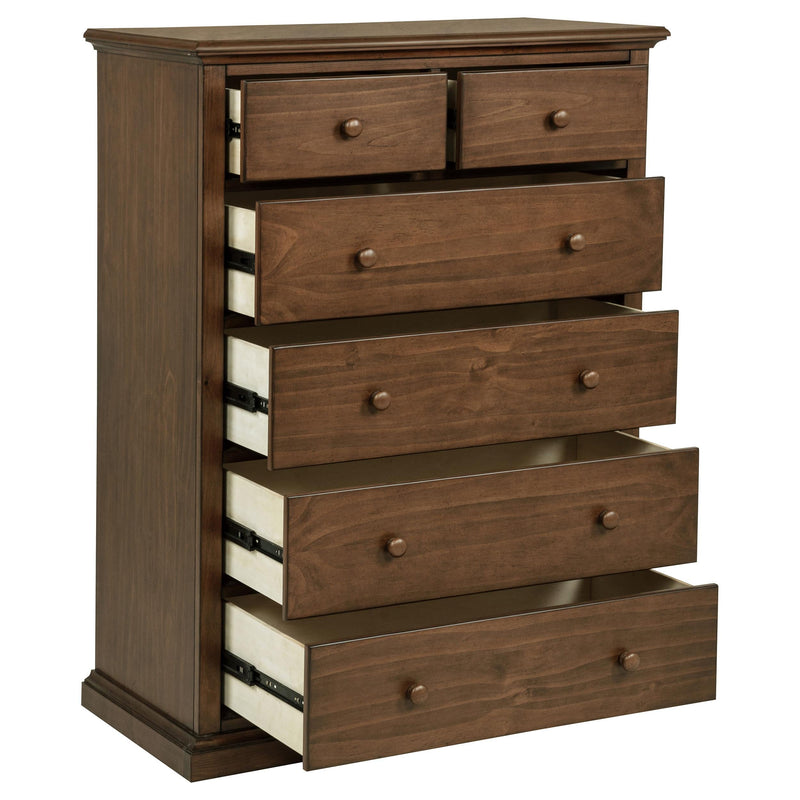 Sumerlin 6-drawer Bedroom Chest of Drawers Medium Brown - 460595WAL