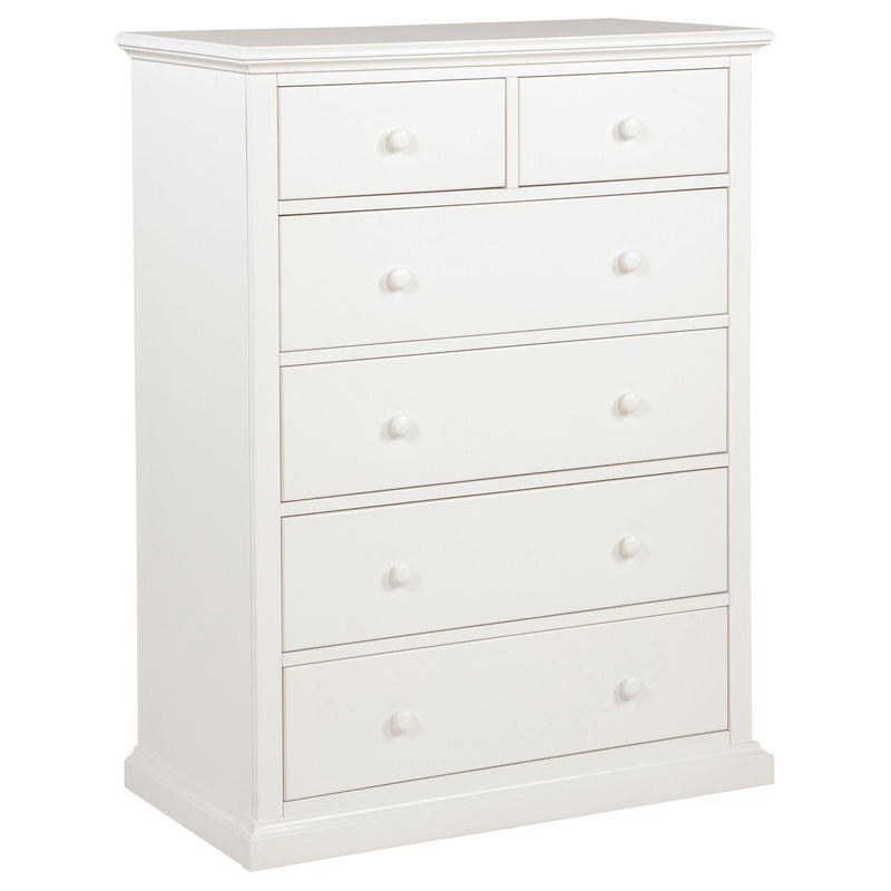 Sumerlin 6-drawer Bedroom Chest of Drawers White - 460595WHT