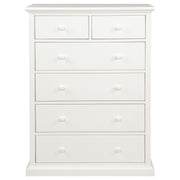 Sumerlin 6-drawer Bedroom Chest of Drawers White - 460595WHT
