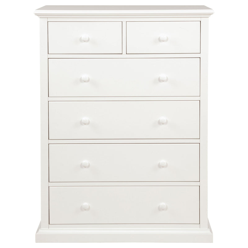 Sumerlin 6-drawer Bedroom Chest of Drawers White - 460595WHT