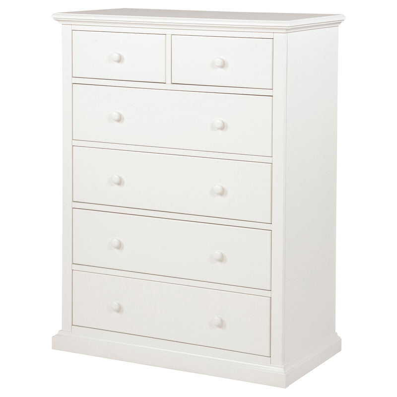 Sumerlin 6-drawer Bedroom Chest of Drawers White - 460595WHT