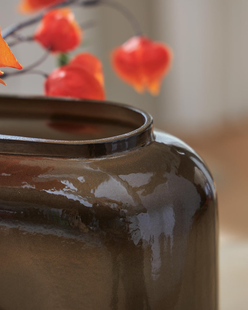 Sumner Gray/Gold Finish Vase - A2000810