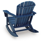 Sundown Shores Blue Outdoor Rocking Chair - PCP019-827