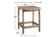 Sundown Treasure Grayish Brown End Table - Lara FurnitureTable