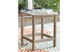 Sundown Treasure Grayish Brown End Table - Gate FurnitureTable