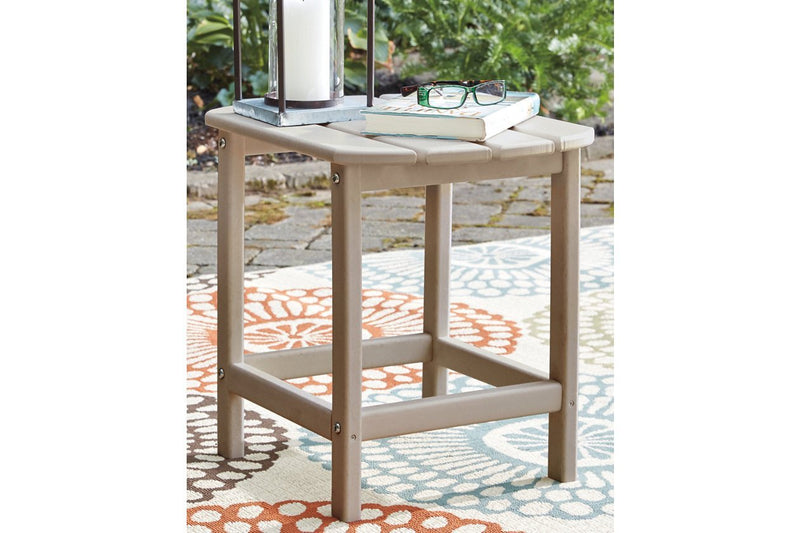 Sundown Treasure Grayish Brown End Table - Lara FurnitureTable