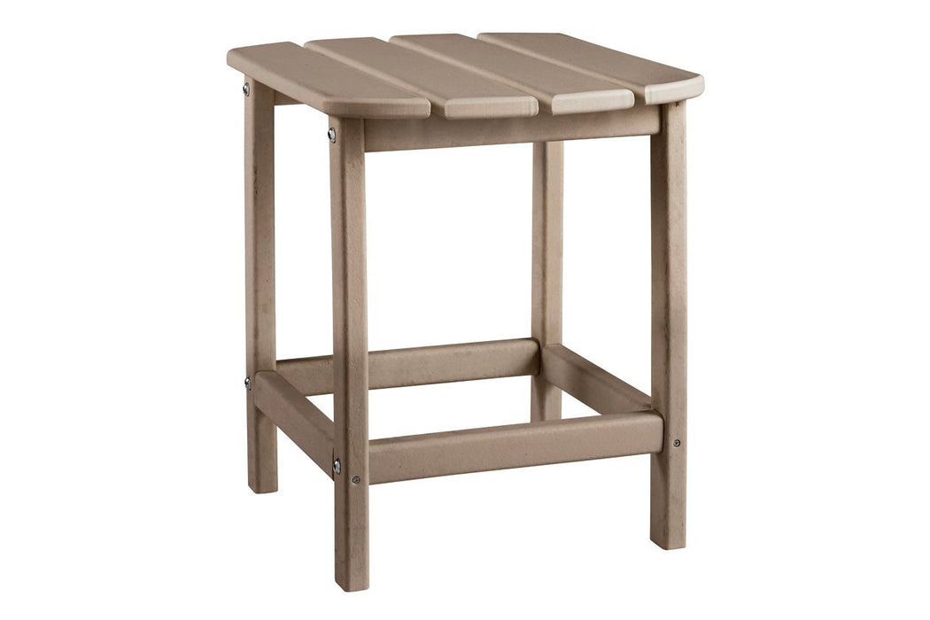 Sundown Treasure Grayish Brown End Table - Gate FurnitureTable