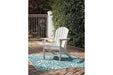 Sundown Treasure White Adirondack Chair - Gate FurnitureLounge Chair