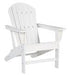 Sundown Treasure White Adirondack Chair - Gate FurnitureLounge Chair