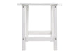 Sundown Treasure White End Table - Gate FurnitureTable