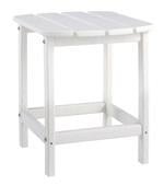 Sundown Treasure White End Table - Lara FurnitureTable