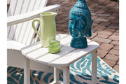 Sundown Treasure White End Table - Lara FurnitureTable