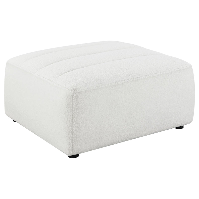 Sunny 6-piece Upholstered Modular Sectional Sofa Ivory Sherpa - 551621-SET