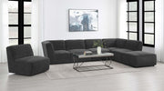 Sunny Upholstered Corner Chair Dark Charcoal - 552082